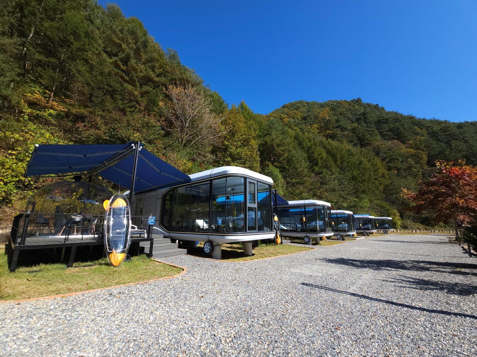 Galaxy X Hotel Type Caravan Glamping & Pension Pyeongchang Exterior foto